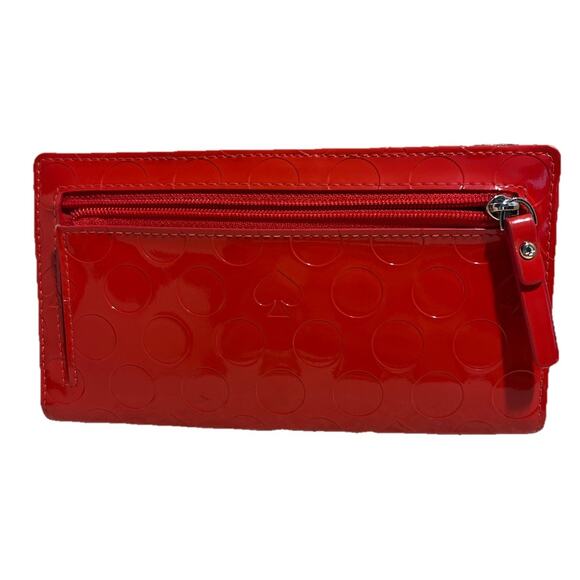 Kate Spade Cherry Red Polka Dot Wallet - Picture 3 of 4